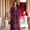 Winter Festive Premium Embroidered Khaddar-Mehroon