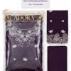 Plum Purple Luxury Embroidered Chiffon 3-Piece Suit - Aadora 101