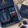 Aadora - Navy Blue Heavy Embroidered Lawn Suit - Festive Collection