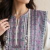 Aadora - Off White Multi Embroidered Lawn 3 Piece Suit - Summer Collection